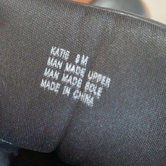 NEW Kari Blue Black Moto Boots With Heel and Faux Fur Trim - Picture 14 of 14